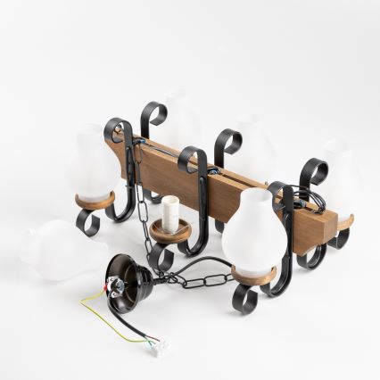 Brilagi - Ljuskrona på kedja QUEEN 6xE14/40W/230V bok