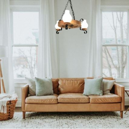 Brilagi - Ljuskrona på kedja ROATA 3xE14/40W/230V bok