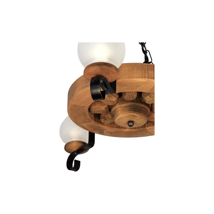 Brilagi - Ljuskrona på kedja ROATA 3xE14/40W/230V bok