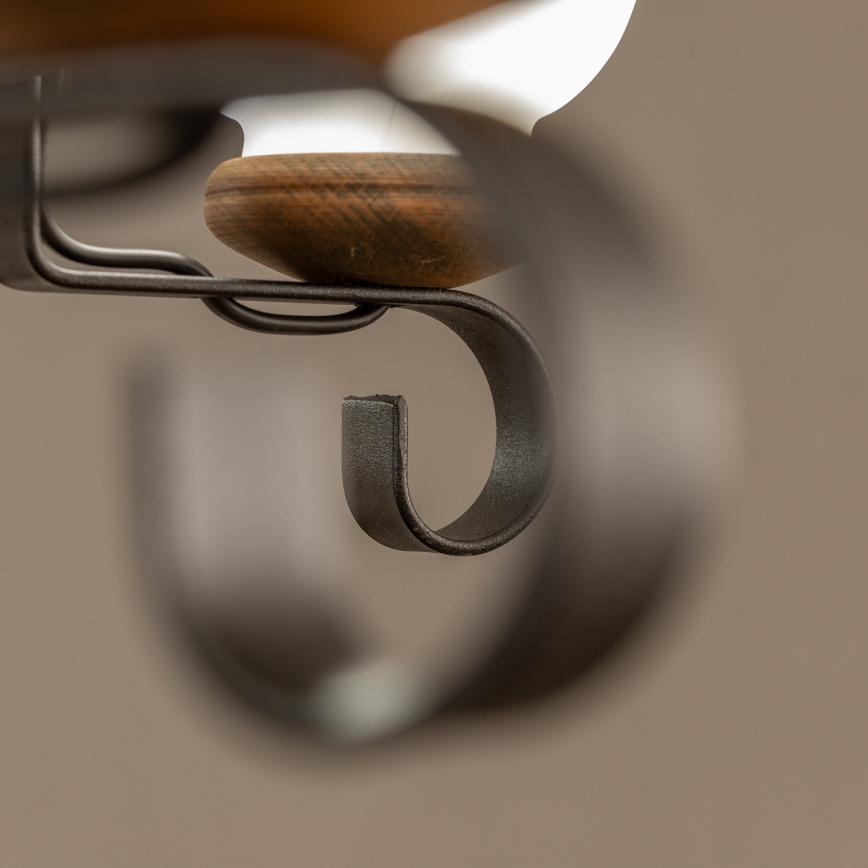 Brilagi - Ljuskrona på kedja ROATA 5xE14/40W/230V Ø 70 cm bok