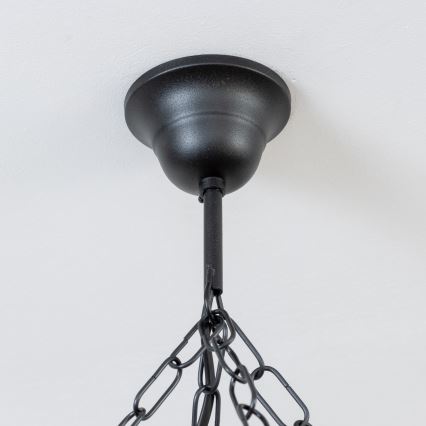 Brilagi - Ljuskrona på kedja ROATA 8xE14/40W/230V Ø 70 cm bok
