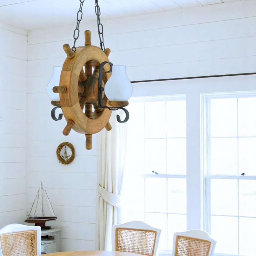 Brilagi - Ljuskrona på kedja TIMONA 2xE14/40W/230V bok