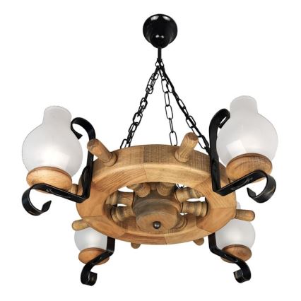 Brilagi - Ljuskrona på kedja TIMONA 4xE14/40W/230V bok