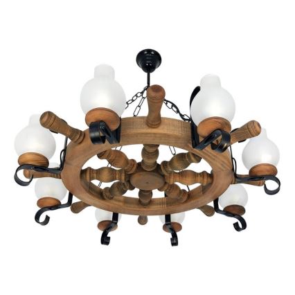 Brilagi - Ljuskrona på kedja TIMONA 8xE14/40W/230V bok