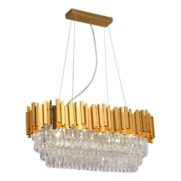 Brilagi - Ljuskrona på vajer PLAZA 10xE14/40W/230V