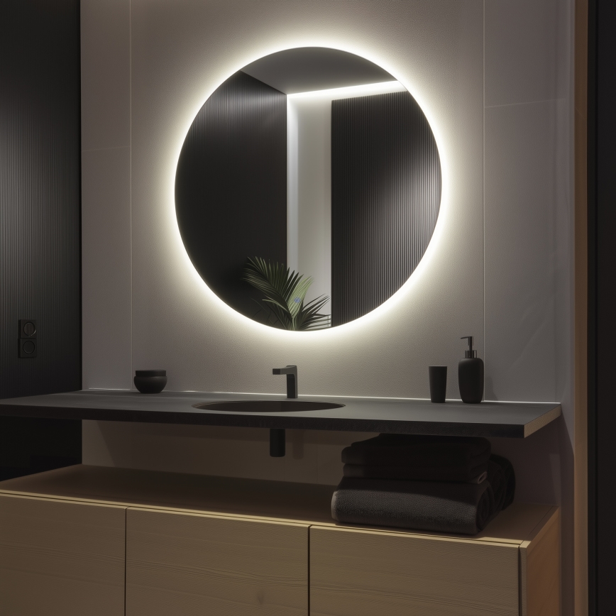 BRILAGI - LED-badrumsspegel LUNA LED/32W/230V Ø 100 cm IP44 CRI 90 dimbar +CCT