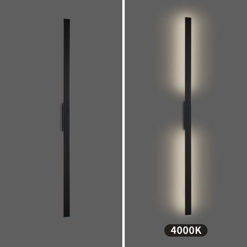 Brilagi - LED utomhusväggarmatur LUNA LED/30W/230V 4000K IP65 150 cm svart CRI 90