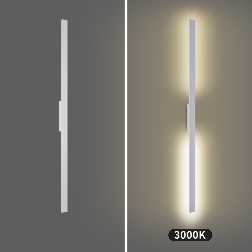 Brilagi - LUNA LED utomhusvägglampa 30 W / 230 V / 3000 K / IP65 / 150 cm / vit / Ra 90