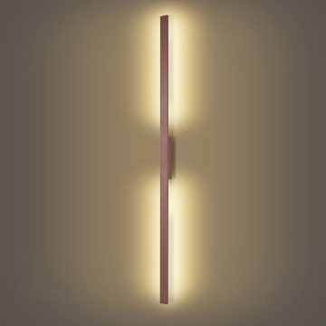 Brilagi - LUNA LED utomhusvägglampa 30W/230V 3000K IP65 150 cm brun CRI 90