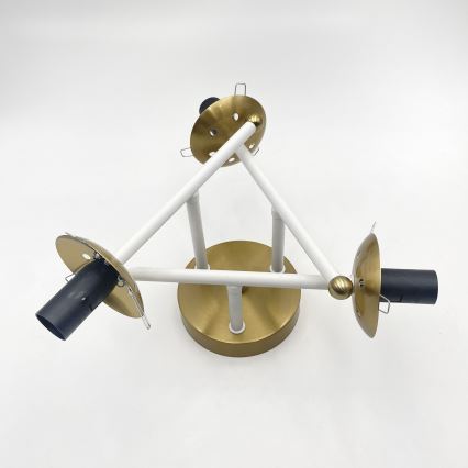 Brilagi - MALIVA ytmonterad taklampa 3xE14/15W/230V guld/vit