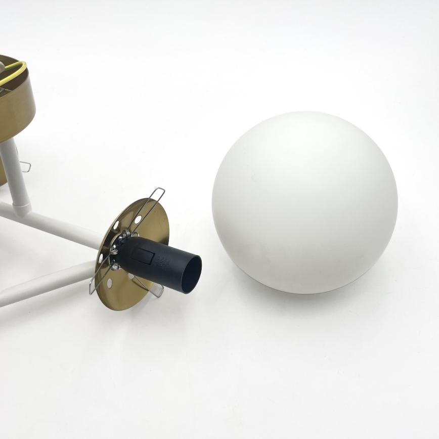 Brilagi - MALIVA ytmonterad taklampa 3xE14/15W/230V guld/vit