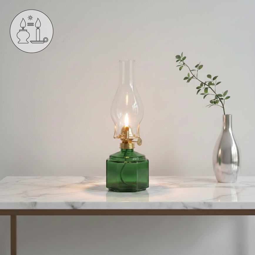 BRILAGI - MERLIN fotogenlampa, grön