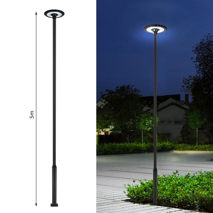 Brilagi - Metallmast för URBAN utomhusbelysning, 5 m, Ø 58 mm, svart