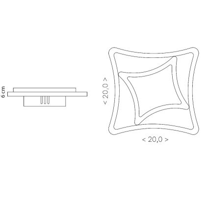 Brilagi - MODERN MINI LED-taklampa/24W/230V 3000/4000/6000K