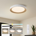 Brilagi - NEXO dimmbar LED-taklampa 48 W, 230 V, 3000–6000 K, vit Ø 43 cm + fjärrkontroll