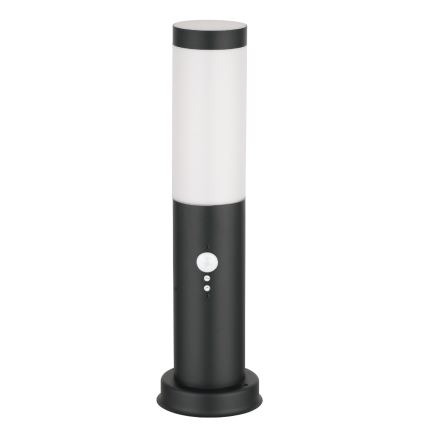 Brilagi - NOVA utomhuslampa med rörelsesensor 1xE27/15W/230V, 40 cm, IP44, svart