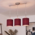 Brilagi - NUBILA LED-pendel 3xE27/60W/230V, pompejansk röd
