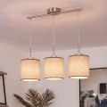 Brilagi - NUBILA LED-pendel på kabel 3xE27/60W/230V, brun