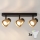 Brilagi - NUGGET LED RGBW dimbar spot 3xGU10/4,8W/230V svart/guld