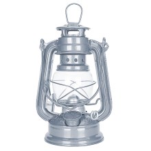 Brilagi - Oil lamp LANTERN 19 cm silver