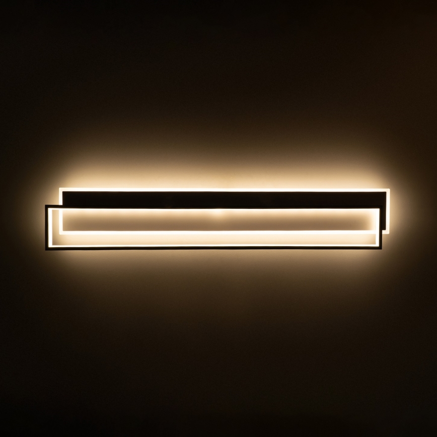 BRILAGI - LED dimbar takarmatur OUTLINE LED/90W/230V 3000-6000K 18x100 cm vit/svart + fjärrkontroll