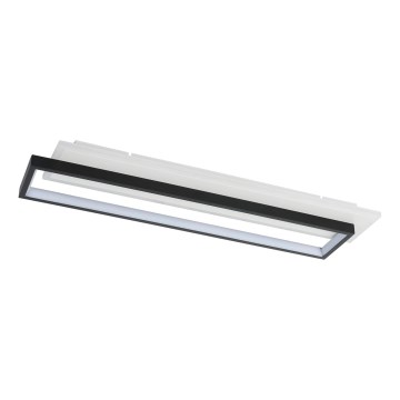 Brilagi - OUTLINE LED dimbar taklampa 66W, 230V, 3000–6000K, 15×60 cm, vit/svart, inkl. fjärrkontroll