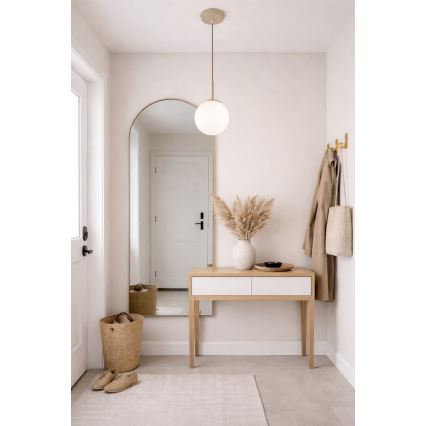 Brilagi - Pendel med kabel MILO ECRU 1xE27/60W/230V beige/guld