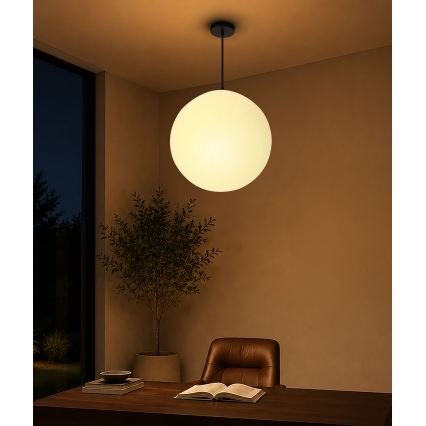 BRILAGI - Pendel på kabel POLOS 1xE27/40W/230V Ø 40 cm svart