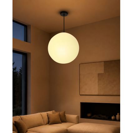 BRILAGI - Pendel på kabel POLOS 1xE27/40W/230V Ø 40 cm svart