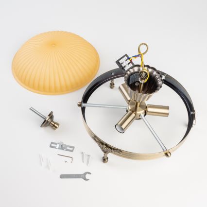 BRILAGI - Pendelkrona CLASSIC 3xE14/60W/230V mässing