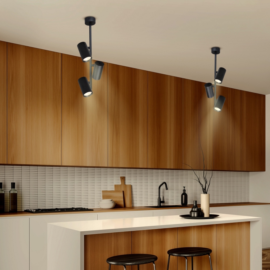 Brilagi - Pendelkrona SELE VERTICAL 3xGU10/30W/230V svart