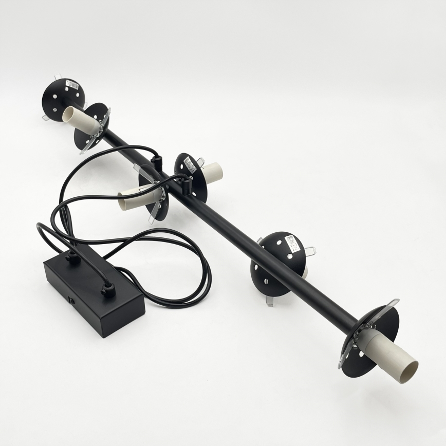Brilagi - Pendellampa MALONY 6xE14/20W/230V svart
