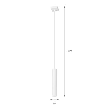 Brilagi - Pendellampa med kabel CRISPINA 1xGU10/10W/230V vit
