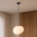 BRILAGI - Pendellampa med kabel PEBBLES 1xE27/40W/230V Ø 30 cm svart