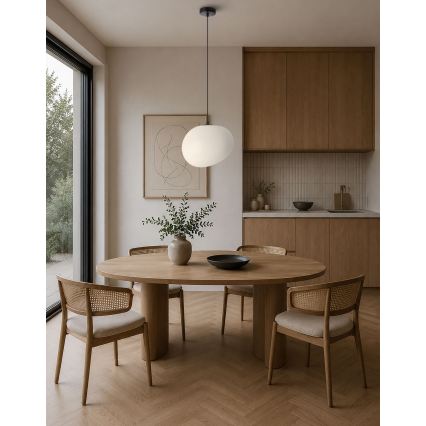 BRILAGI - Pendellampa med kabel PEBBLES 1xE27/40W/230V Ø 30 cm svart