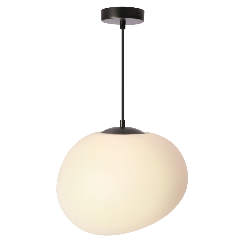 BRILAGI - Pendellampa med kabel PEBBLES 1xE27/40W/230V Ø 30 cm svart