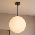 BRILAGI - Pendellampa med kabel POLOS 1xE27/40W/230V Ø 30 cm svart