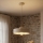 Brilagi - Pendellampa med kabel SPRING 1xE27/60W/230V Ø 30 cm beige/guld
