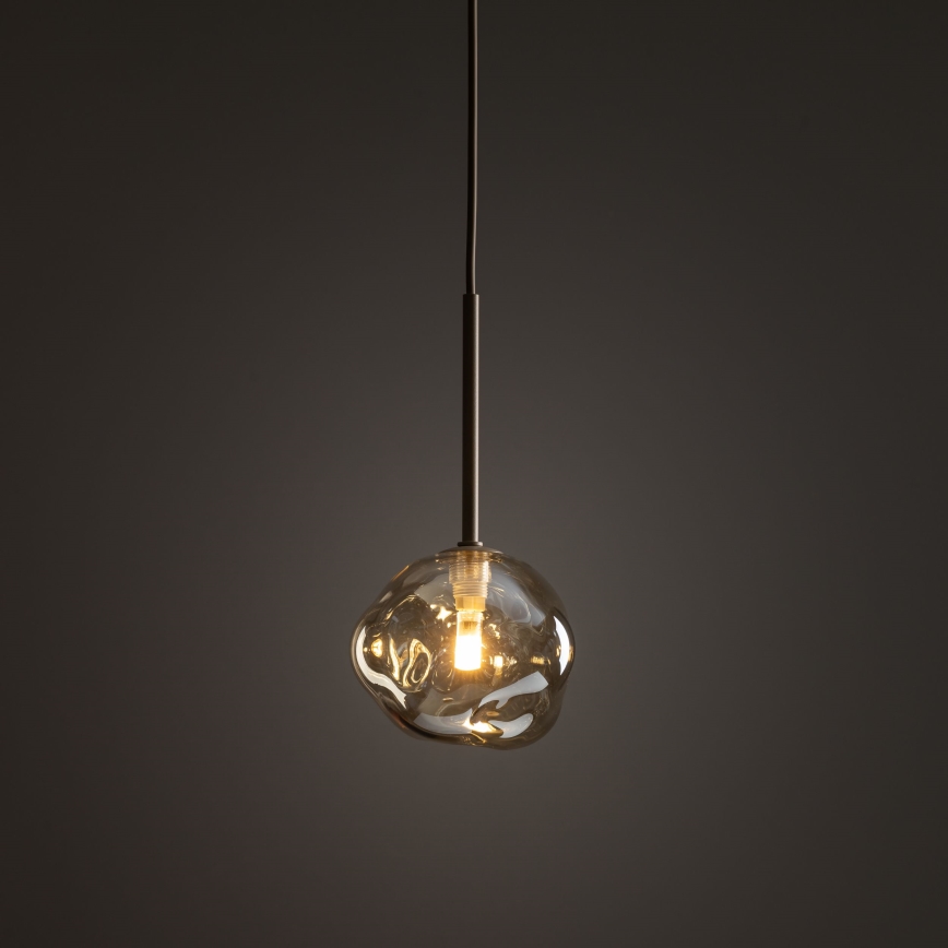 Brilagi - Pendellampa med kabel VULCANO 1xG9/8W/230V beige/rökfärgad beige