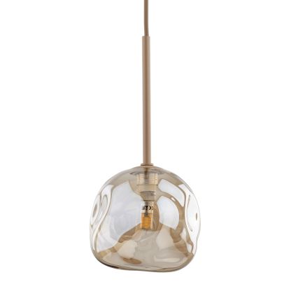Brilagi - Pendellampa med kabel VULCANO 1xG9/8W/230V beige/rökfärgad beige