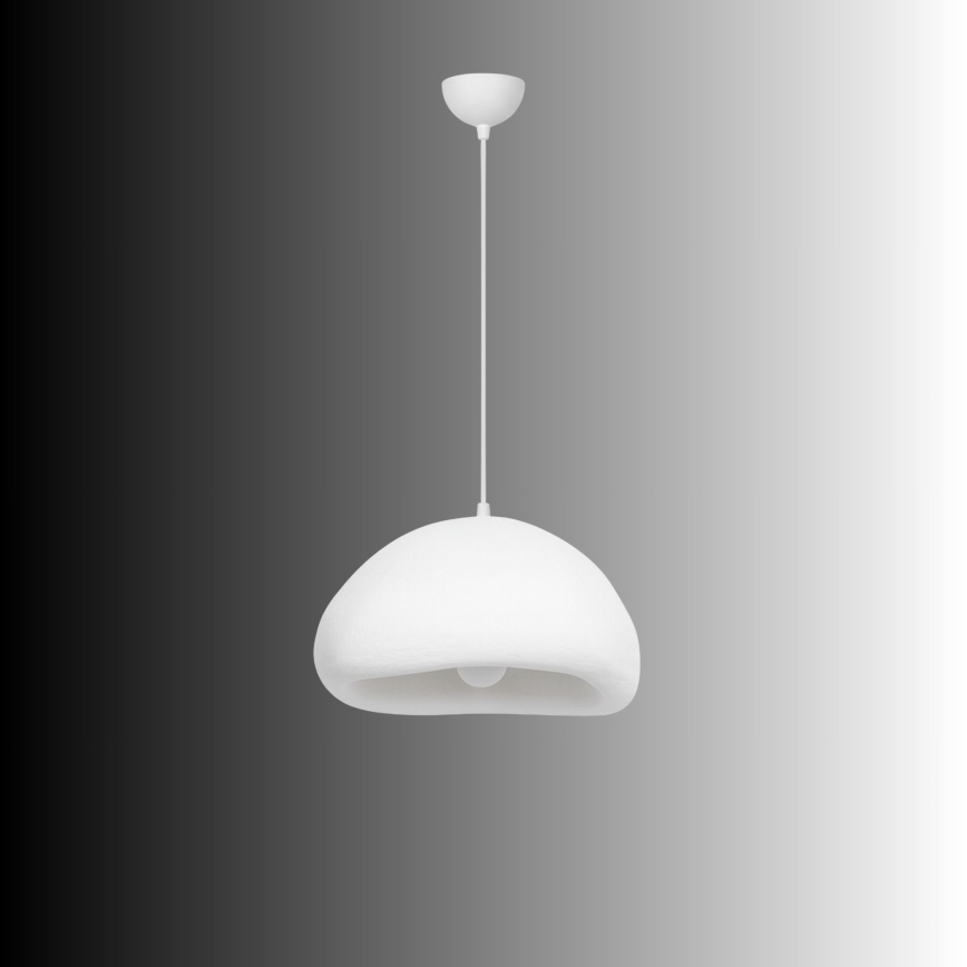 Brilagi - Pendellampa med kabel WABI SABI 1xE27/40W/230V Ø 42 cm vit