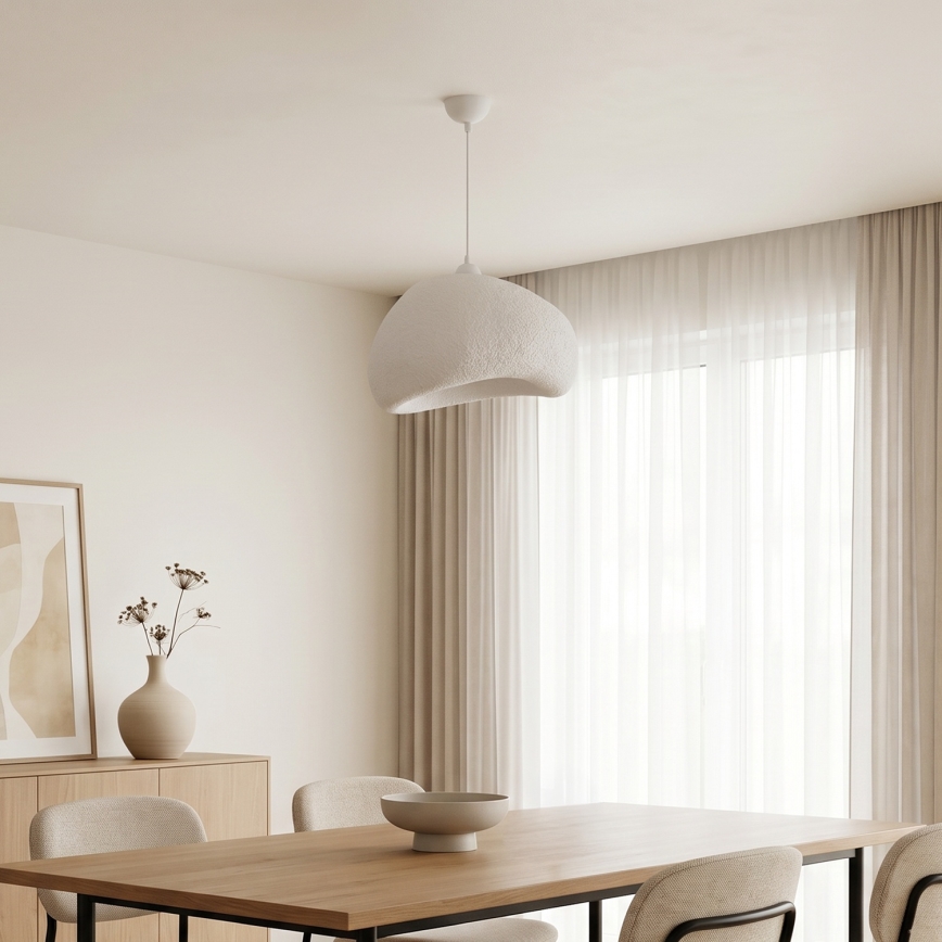 BRILAGI - Pendellampa med kabel WABI SABI 1xE27/40W/230V Ø 42 cm vit
