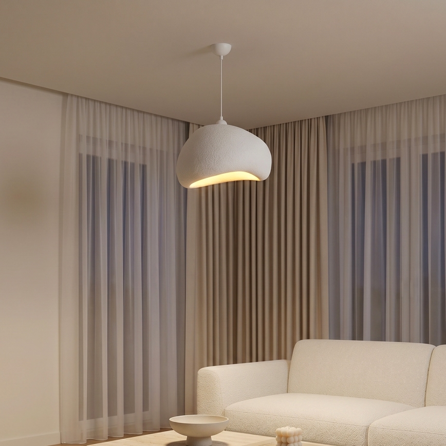 BRILAGI - Pendellampa med kabel WABI SABI 1xE27/40W/230V Ø 42 cm vit