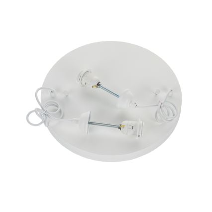 Brilagi - Pendellampa med kabel WABI SABI 2xE27/40W/230V Ø 45 cm vit