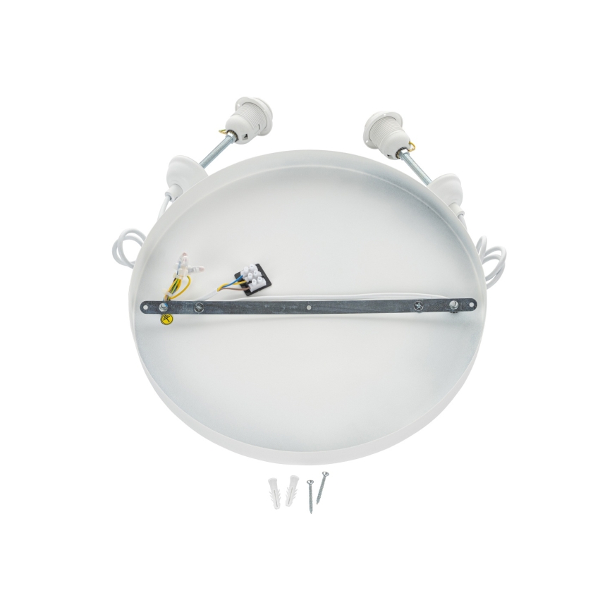 Brilagi - Pendellampa med kabel WABI SABI 2xE27/40W/230V Ø 45 cm vit