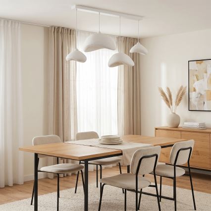 Brilagi - Pendellampa med kabel WABI SABI 4xE27/40W/230V vit