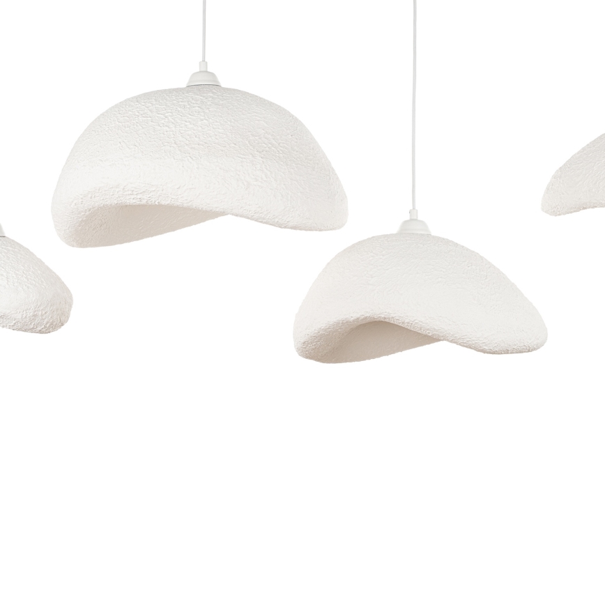 Brilagi - Pendellampa med kabel WABI SABI 4xE27/40W/230V vit