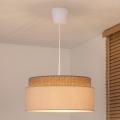 Brilagi - Pendellampa med sladd PADOVA 1xE27/60W/230V Ø 40 cm beige