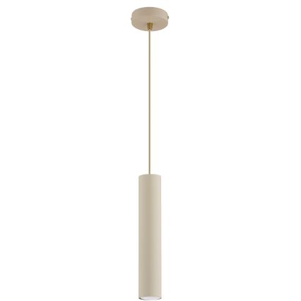 Brilagi - Pendellampa med sladd TUBE 1xGU10/15W/230V beige/guld