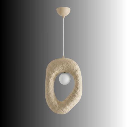 Brilagi - Pendellampa med sladd WABI SABI 1xE27/40W/230V krämfärgad